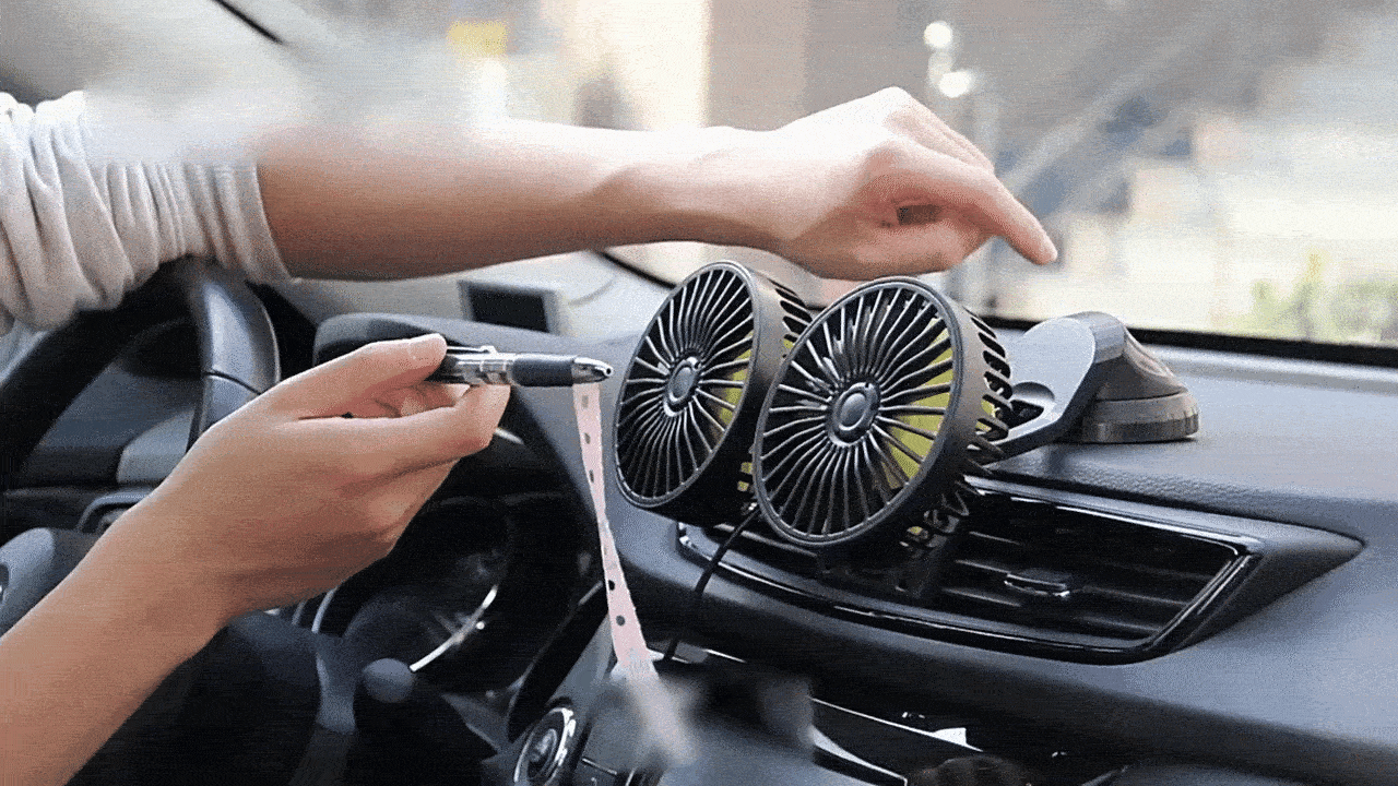 Car Dual Head Fan❤️