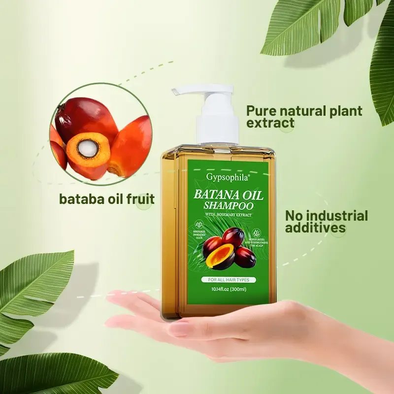 Batana Oil Shampoo for Hair Growth, Anti-Thinning Cleanser with Rosemary Extract for All Hair Types, Strengthens & Gently Repairs, 10.14 oz, Haircare