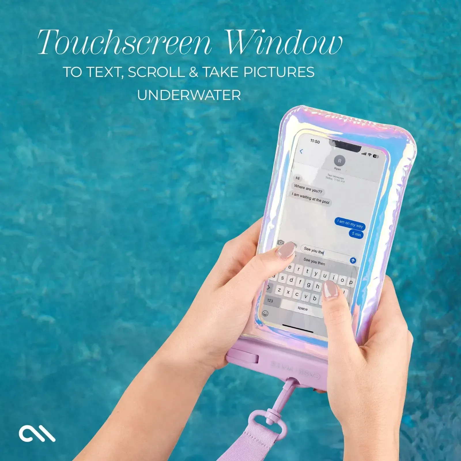 Waterproof Floating Pouch - Phone Pouch with Adjustable Lanyard Smartphone Cellphone