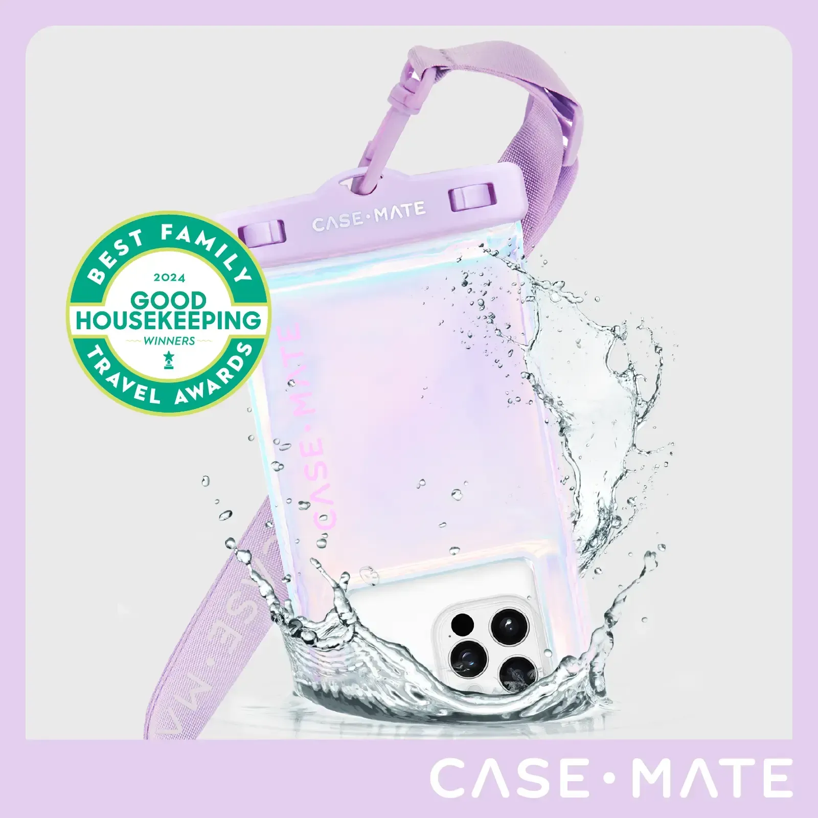 Waterproof Floating Pouch - Phone Pouch with Adjustable Lanyard Smartphone Cellphone