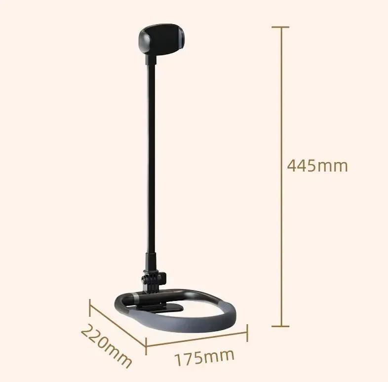 Neck Phone Holder 16 Flexible Gooseneck Magnetic Lock Hands-Free Stand for Bed DeskTravel Fits 4-7 Phones | Live Streaming  Vlogging Mount Cellphone Smartphone Grip Black US Silicone Adjustable Selfie Stick Stabilizer Multifunctional Selfie