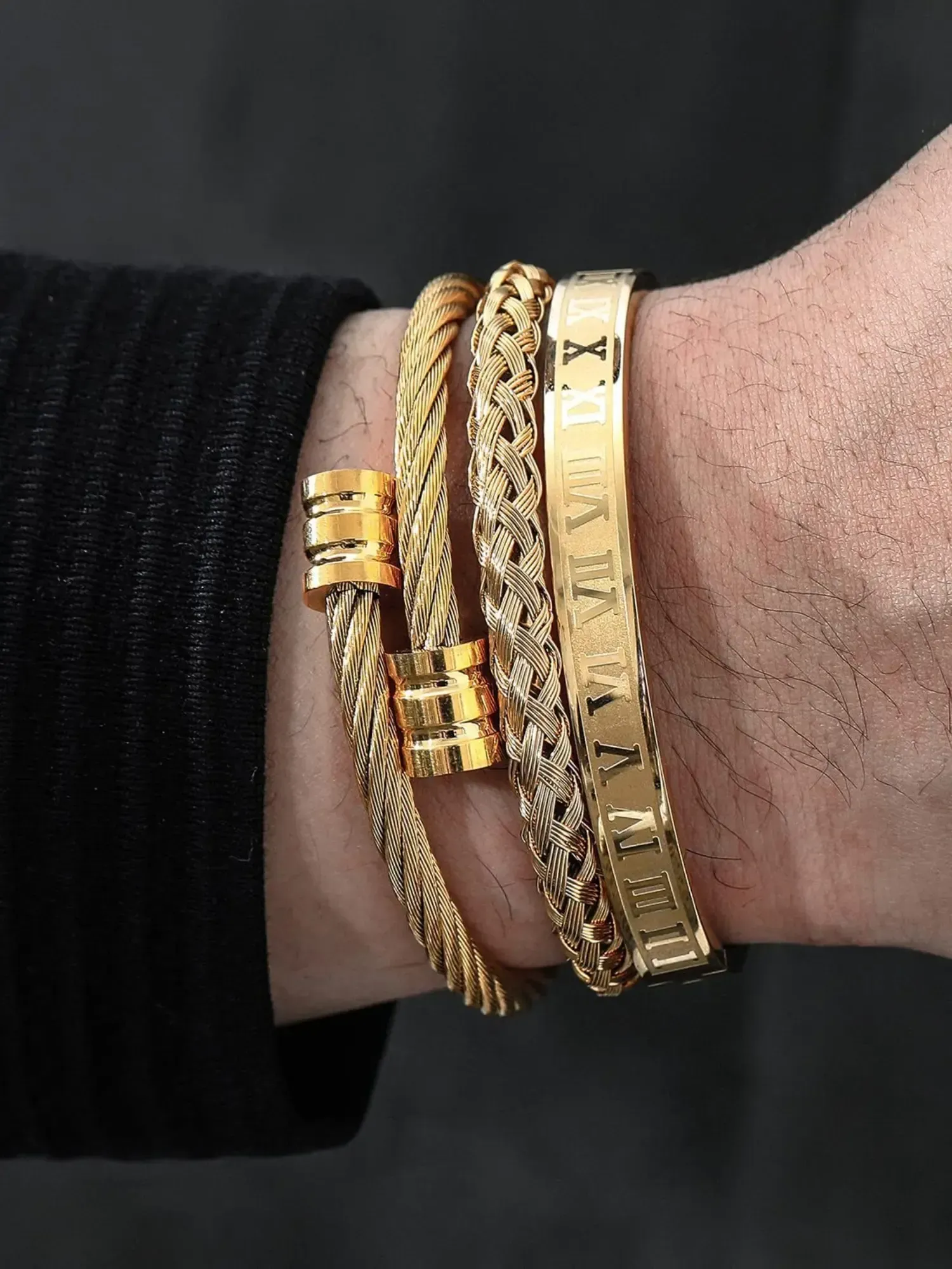 Fashionable Criss Cross Design Bangle for Women & Men, Couple Things, Stainless Steel Jewelry for Party, Daily Clothing Decor, Trendy All-match & Exquisite Jewelry for Birthday Gift, Trendy Stack Bangle, Bracelets Jewelry, High Quality Bracelet