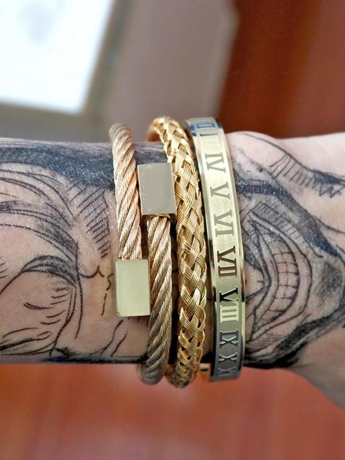 Fashionable Criss Cross Design Bangle for Women & Men, Couple Things, Stainless Steel Jewelry for Party, Daily Clothing Decor, Trendy All-match & Exquisite Jewelry for Birthday Gift, Trendy Stack Bangle, Bracelets Jewelry, High Quality Bracelet