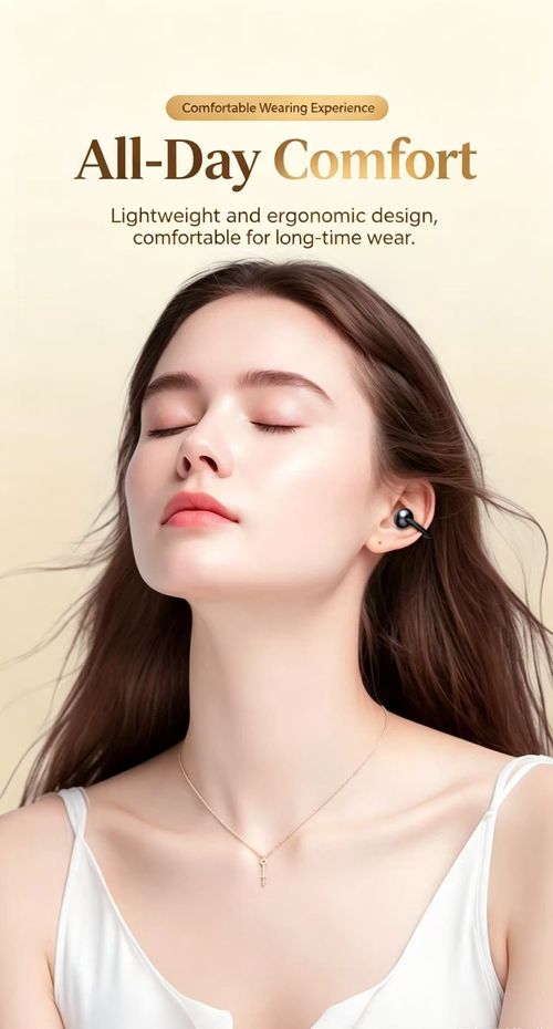 Clip-on Open Ear Bluetooth Earphones, ACS Air Conduction Stereo, ENC Call Noise Reduction Wireless Earbuds