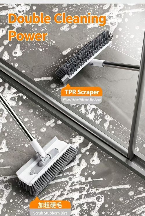 A-3-in-1Multifunctional Household Cleaning Brush, Soft Bristles Non-slip Handle Cleaning Tool for Shoes Clothes Kitchen Bathroom