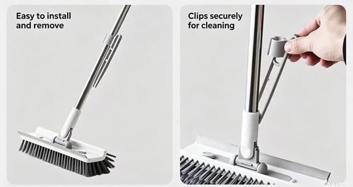 A-3-in-1Multifunctional Household Cleaning Brush, Soft Bristles Non-slip Handle Cleaning Tool for Shoes Clothes Kitchen Bathroom