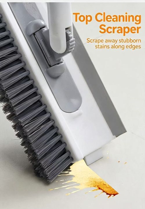 A-3-in-1Multifunctional Household Cleaning Brush, Soft Bristles Non-slip Handle Cleaning Tool for Shoes Clothes Kitchen Bathroom