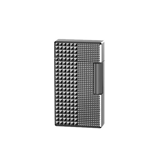 Modern metal dual-flame four-ignition dual-use gas electric hybrid lighter a gift for men featuring induction and voice control.