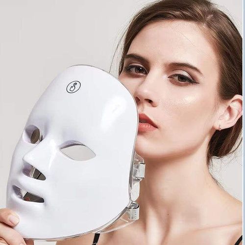 Wireless 7-Color LED Photon Therapy Skincare Device for Anti-Aging, Skin Rejuvenation, Wrinkle Reduction, and Facial Masks
