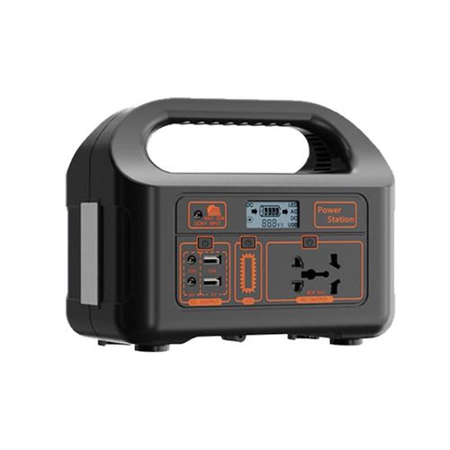 Portable 150W Power Station with Lithium-Ion Battery and Solar Panel, 220V Plug for Outdoor Wireless Charging