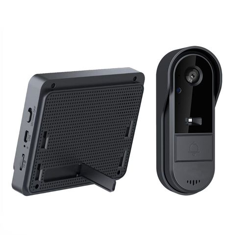 X8 Waterproof Video Doorbell with Indoor Screen, Pairing-Free Home Surveillance, Video Intercom, HD Night Vision, Snapshot Capture