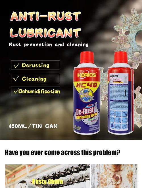 Multi-Purpose Rust Prevention Lubricant Spray Rust Removal Grease Lubricant Rust Spray Lubricant