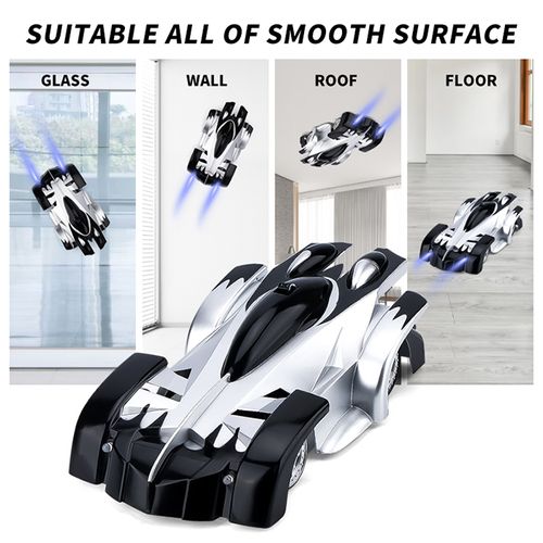 New Zero-Gravity Charging Remote-Controlled Car 360-Degree Rotation Stunt Car Wall-Climbing Toy with Headlights Children's Remote Control