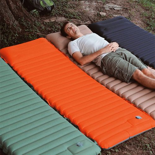 Camping ultra-light sleeping mat bed 190*70*10cm portable waterproof air cushion camping mat with pillow