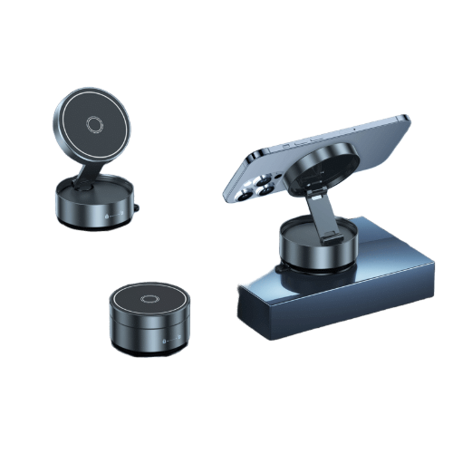 Universal Vacuum Magnetic Car Cell Phone Holder 360 Rotating Foldable Cell Phone Holder Fitness Holder