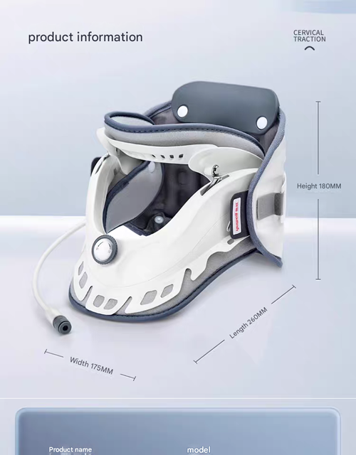New type of cervical traction device, home-use cervical spine corrector, neck brace, medical neck support, cervical spine therapy device