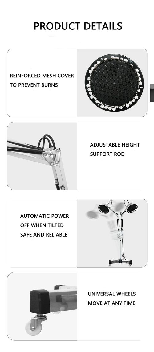 360-Degree Rotating Heating Battery Therapy Single-Head and Dual-Head Magnetic Therapy Lamp