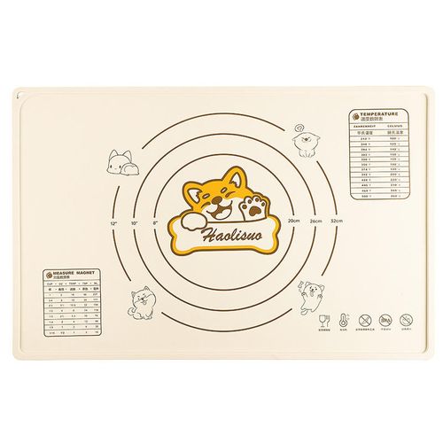 Baking and Pastry Tools Silicone Baking Mat Dough Rolling Mat for Pastries, Pasta, Pizza, Bread, and Cookies
