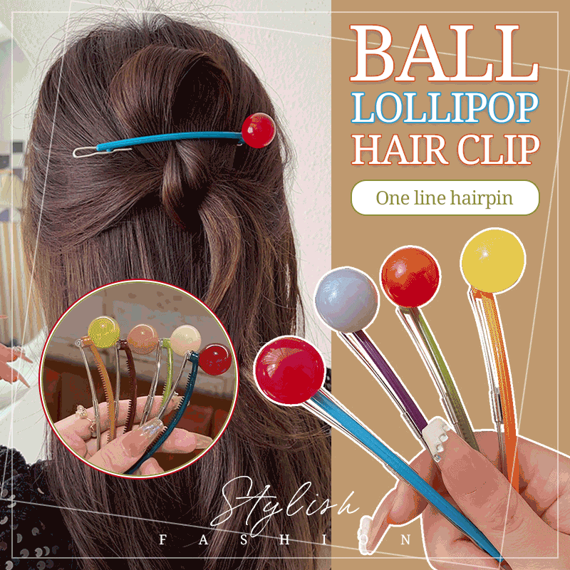 Ball Lollipop Hair Clip