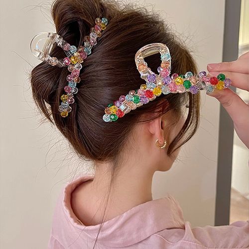Handmade Beaded Hair Clip