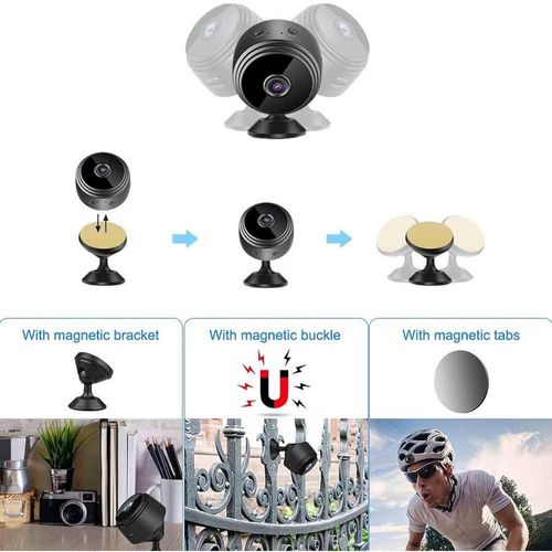🤩1080p Magnetic Upgrade Mini WIFI Camera Wide Angle🏡