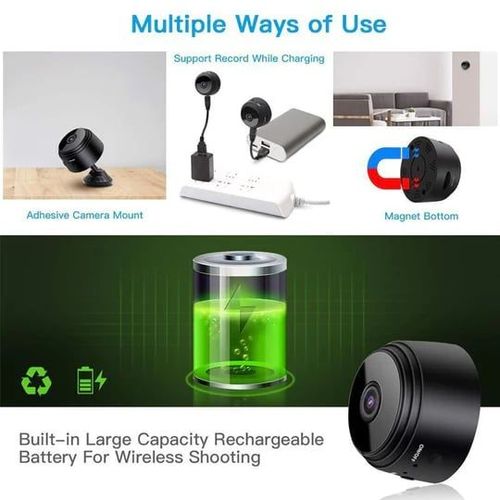 🤩1080p Magnetic Upgrade Mini WIFI Camera Wide Angle🏡