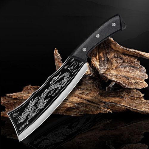 🔥🥩🍖🔪 Black Dragon Knife Japanese Titanium Steel Version
