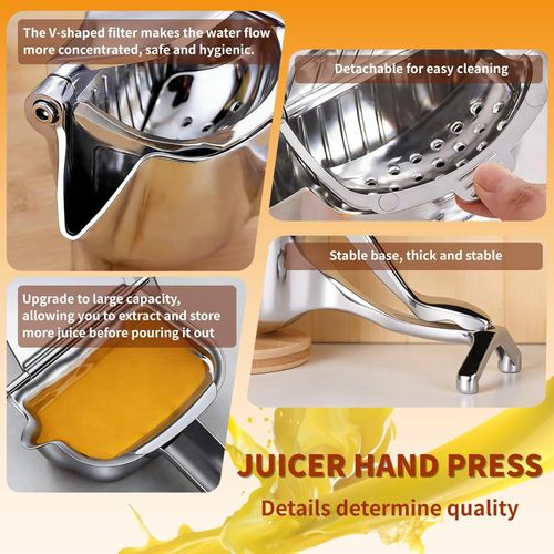 🔥🍊🍏🍋Heavy Duty Manual Fruit Press Juicer🍹
