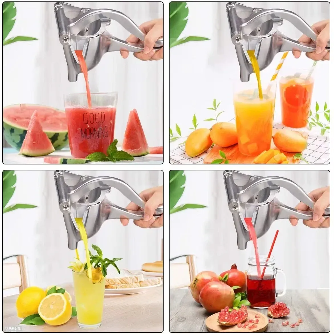 🔥🍊🍏🍋Heavy Duty Manual Fruit Press Juicer🍹