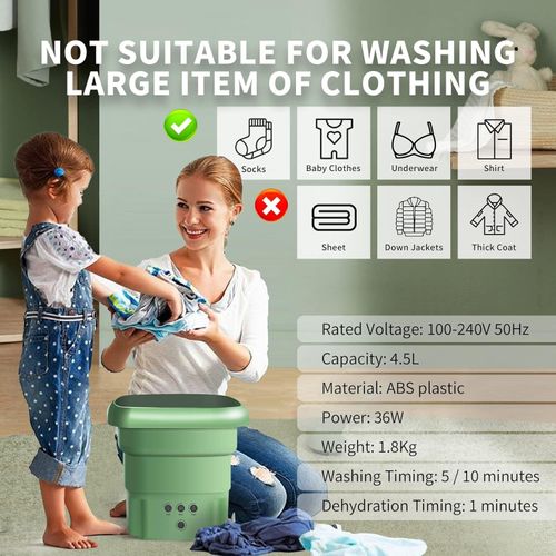 💥Christmas Sale 49% Off🔥Mini Folding Antibacterial Washing Machine🧺