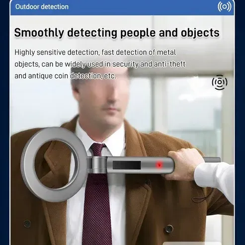 Portable Handheld Metal Detector – Reliable for Security & Treasure Hunting in Africa