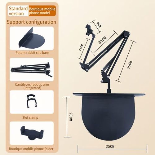 🔥💥Foldable Lazy Tablet and Phone Stand - Portable, Adjustable, Hands-Free!👉