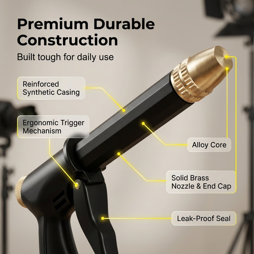🔥Portable High-Pressure Spray Gun, Adjustable Hose Nozzle