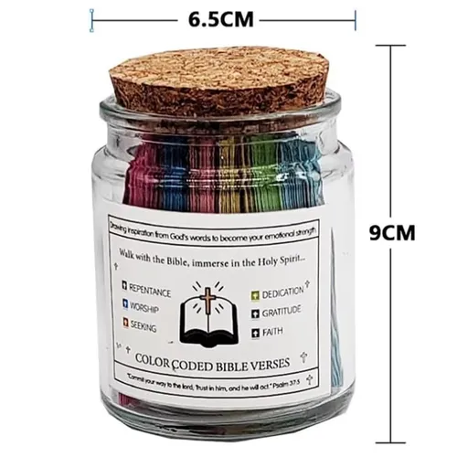 Bible Verse Jar Scripture Prayer Cards Holy Read Me When Bible Verses Jar Religious Communion Confirmation Baptisms Gifts
