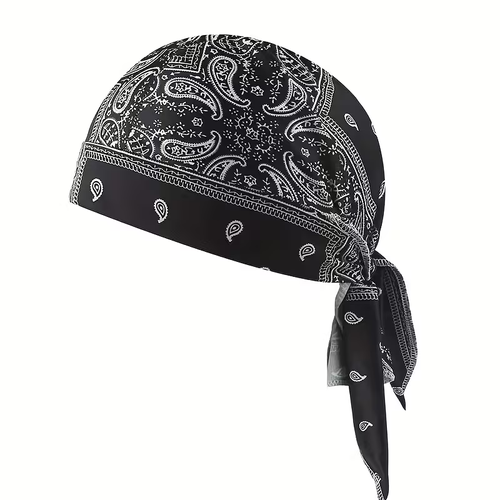5pcs.Paisley Cooling Headscarf Cap.Pack of 5 mixed colors