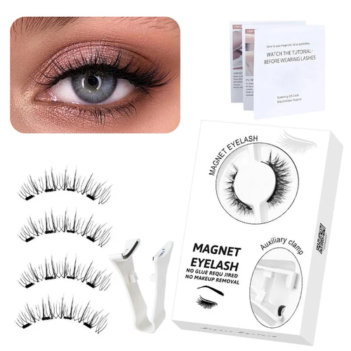 🔥Hot Sale💥Reusable Magnetic Eyelashes with Applicator