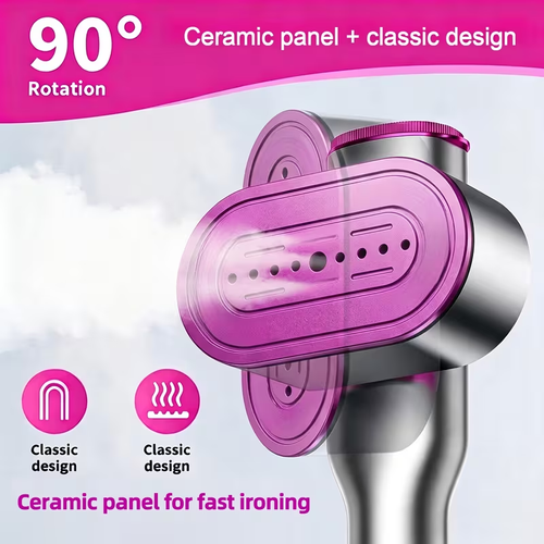 High-power Handheld Hanging Iron Portable Steam Iron with Large Capacity Water Tank Fast Atomization Stainless Steel Panel