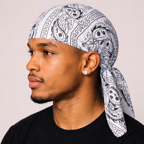 5pcs.Paisley Cooling Headscarf Cap.Pack of 5 mixed colors