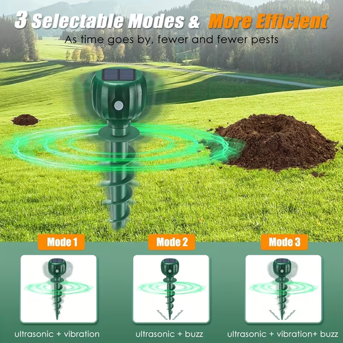 Solar Ultrasonic Outdoor Animal Repellent