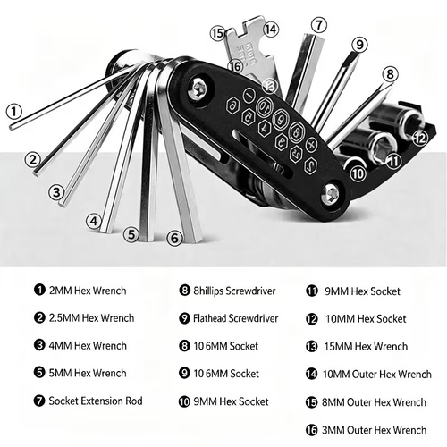 3 New Multi-Functional Foldable Multi-Purpose Screwdriver Sets Folding Wrenches for Home Use Portable Screws