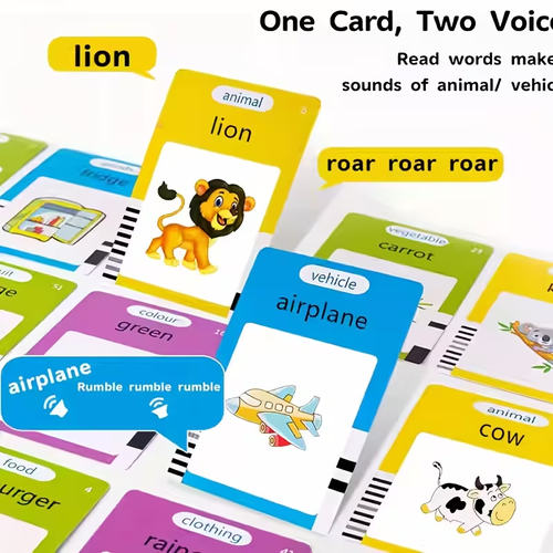 Interactive Conversation Flash Card Bilingual Card Machine