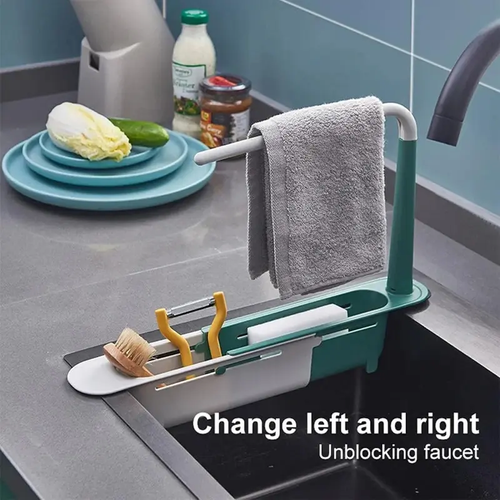 Retractable Thickened PP Sink Organizer