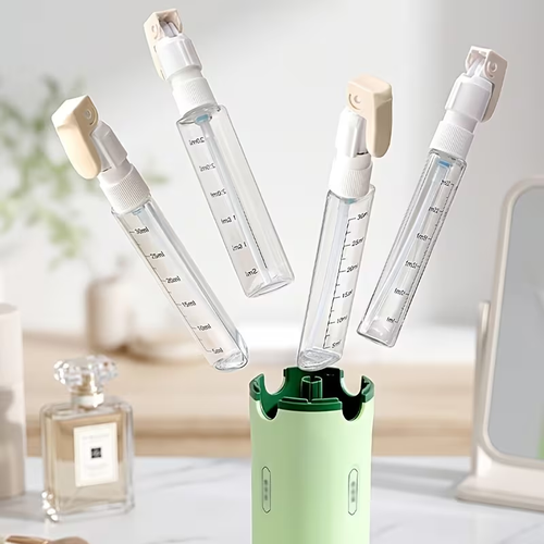 🧴 50% OFF NOW! 🎉 4-in-1 Travel Dispenser Bottles – Leak-Proof, Refillable & TSA Approved