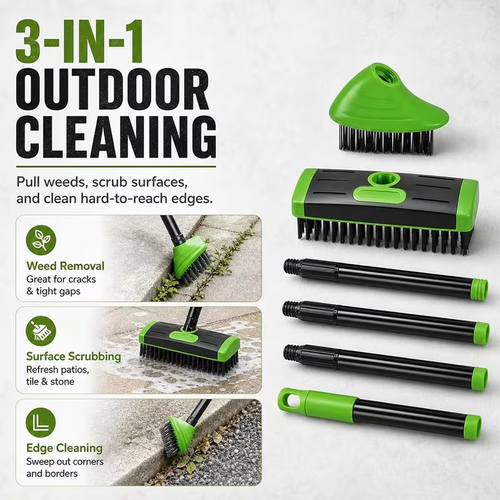 3-in-1 Versatile Weed Brush Combo Set