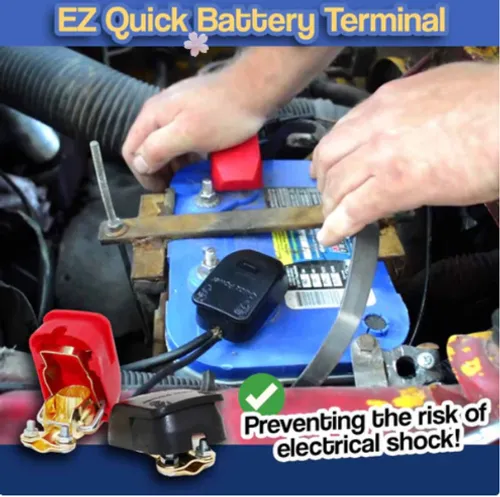 2 pcs Quick Release Battery Terminals Clamps Connectors