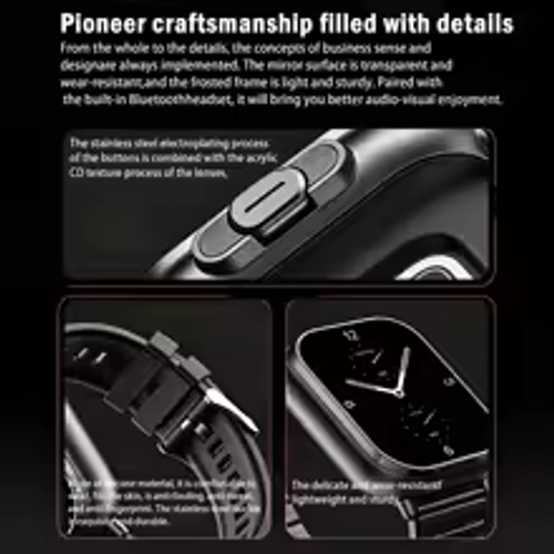 2-In-1 Smartwatch And Wireless Earbuds for Men, Featuring Music Control And Various Sports Modes with Activity Data Insights