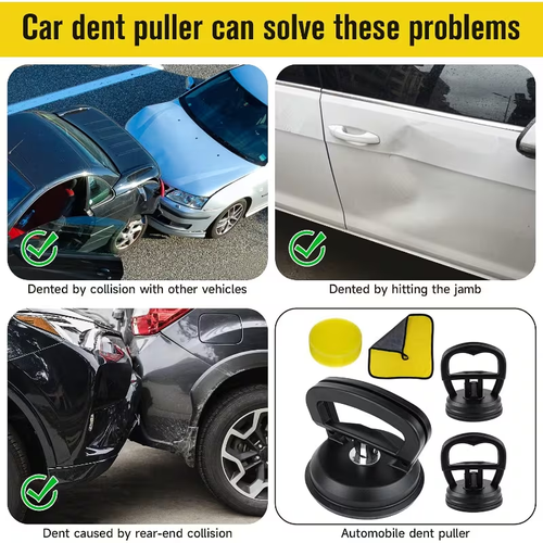 5 Pack Car Dent Puller Set, Suction Cup Holder Dent Repair Kit, Versatile DIY Car Body Repair Kit, Quick Car Dent Remover Tool for Paintless Car Body Dent, Lifting and Heavy Objects Moving, SUV & Cars Universal Paintless Dent Removal Tools