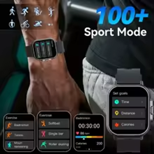 2-In-1 Smartwatch And Wireless Earbuds for Men, Featuring Music Control And Various Sports Modes with Activity Data Insights