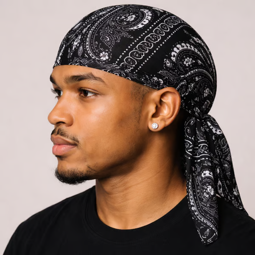 5pcs.Paisley Cooling Headscarf Cap.Pack of 5 mixed colors