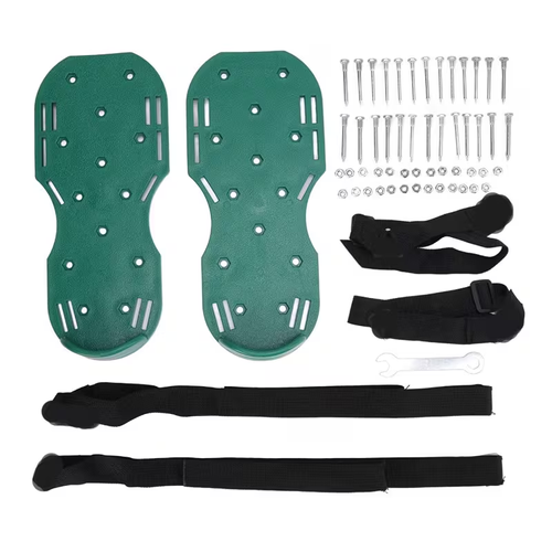 2pcs Gunite Spiked Shoes with 1.1 Inch Sharp Short Spikes, Epoxy Floor Spiked Shoes, Nail Sole Shoes for Epoxy Coating, Self-Leveling Floors, Garage Floors, And Concrete Overlay Installation